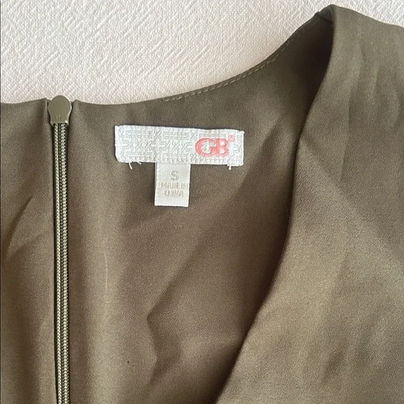 GBX Olive Sleeveless, waist cut out Jumpsuit - Small GUC - Picture 6 of 6